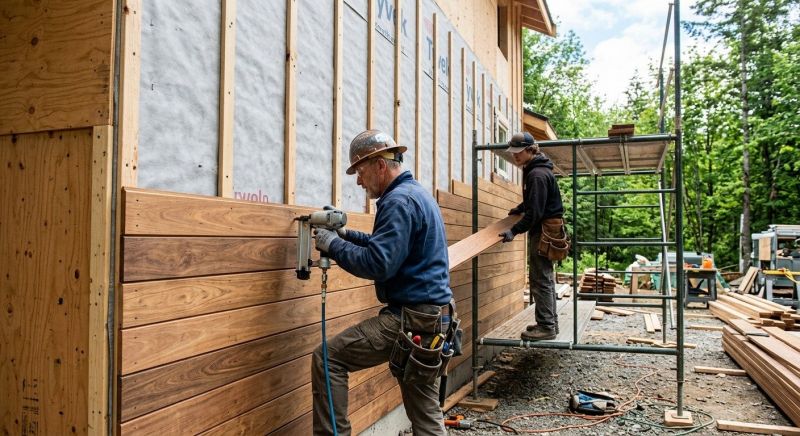 Hardwood Cladding Installation in Norwalk, CT