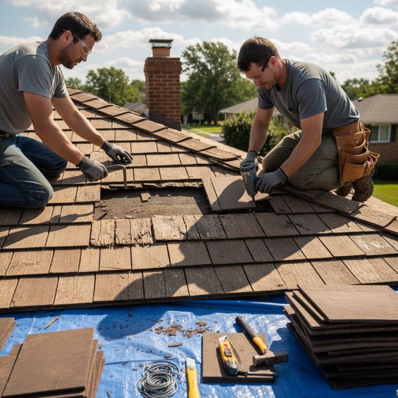 Local Cedar Shake Shingle Service pros at work